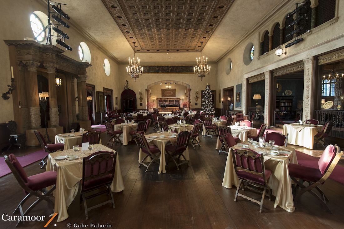 Tea is served n the Grand Dining Room.