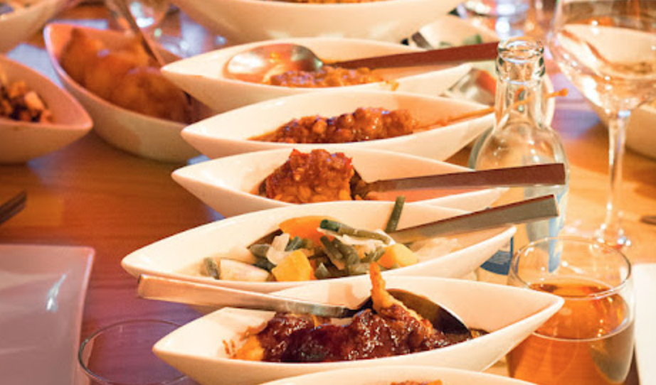 An Indonesian inspired feast in Holland - Rijsttafel.
