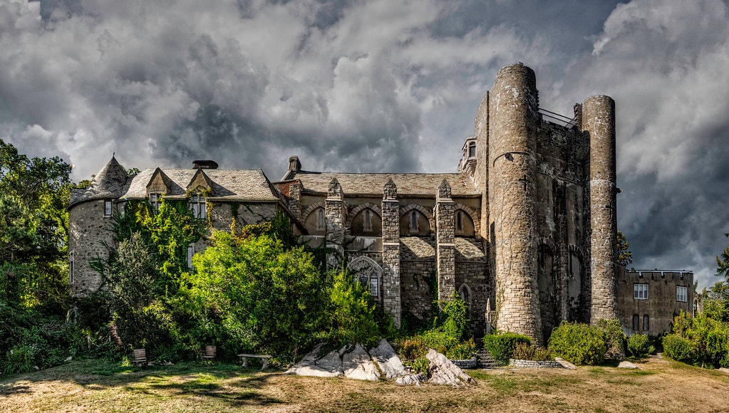 European-like castle right in Gloucester.