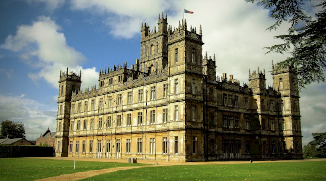 Highclere Castle, the real Downton Abbey.
