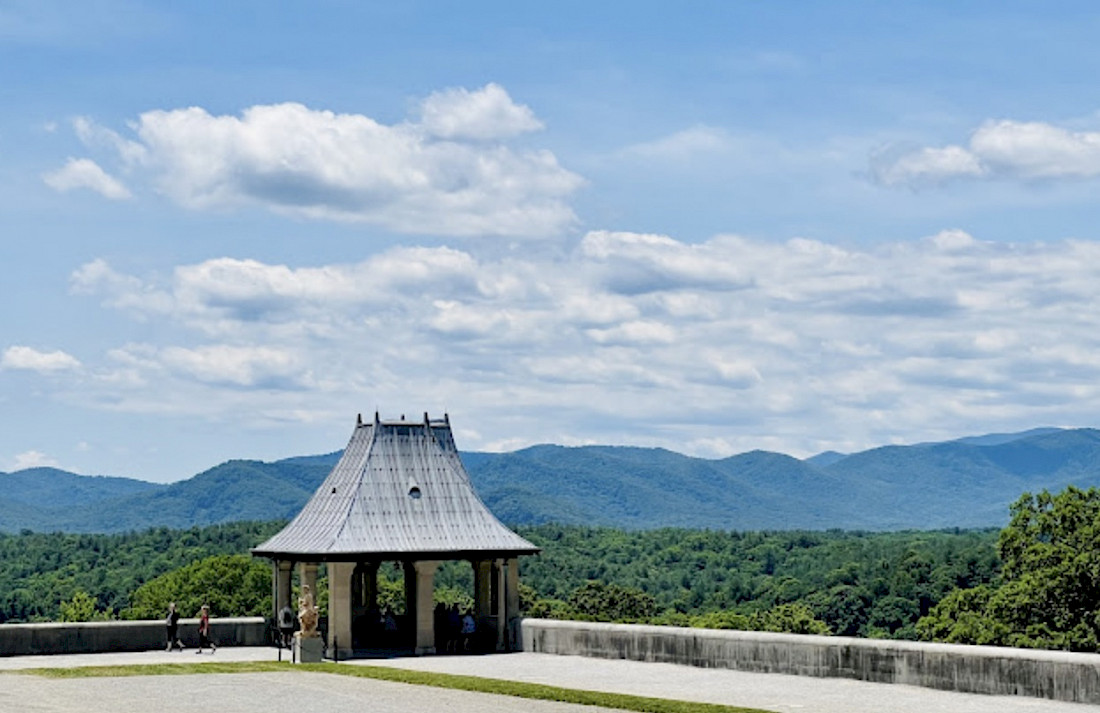 The view is as inspiring today as it was in the 1890s from Biltmore.