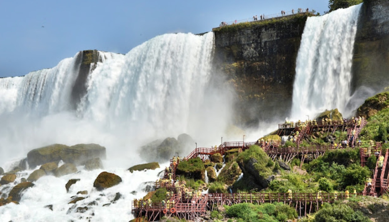 An Exhilarating Walk Up the Falls.
