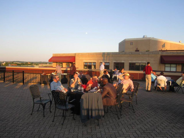 Rooftop dining at Theismann’s